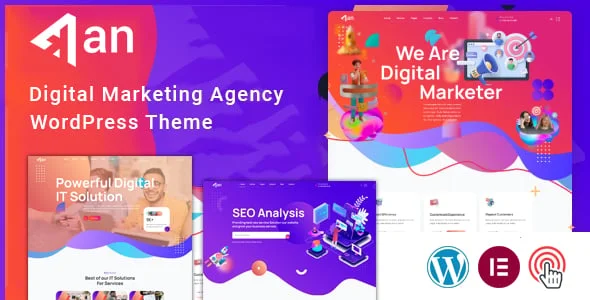 Kan - SEO & Digital Marketing WordPress Theme — homepage layout