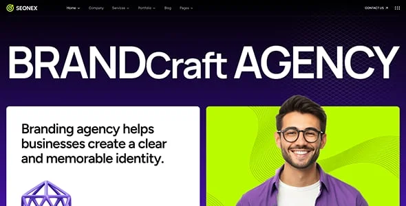 Seonex - Digital Marketing Agency WordPress Theme — interior page design