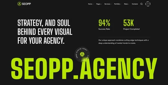 SEOPP – SEO & Digital Marketing Agency WordPress Theme — case study or portfolio page