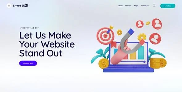 SmartSEO | SEO & Marketing Services WordPress Theme — interior page design