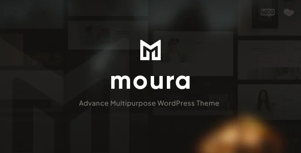 Moura - Multipurpose WordPress Theme WordPress theme homepage layout for a business corporate website