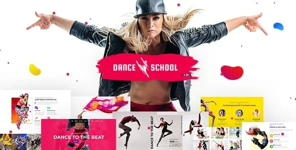 Dance Studio - Art School, Music Theme — homepage layout