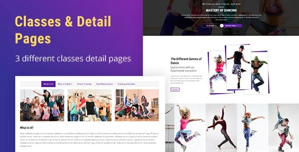 Dance Studio - Art School, Music Theme — case study or portfolio page