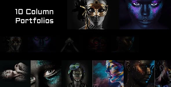 FullScreen Artist - Portfolio, Photography WordPress Theme — interior page design