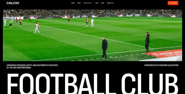 Calcio - Football & Soccer Elementor WordPress Theme — service and pricing page