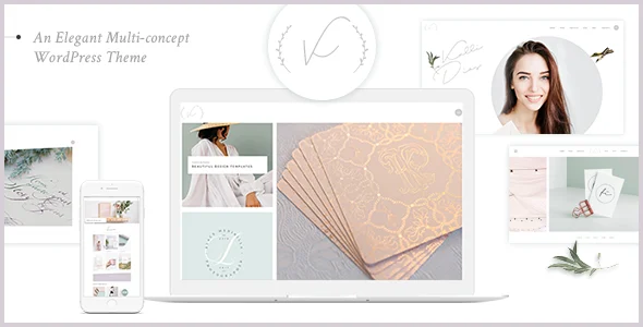 Kanna - An Elegant Multi-concept WordPress Theme WordPress theme homepage layout for a blog creative website