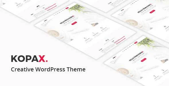 Kopax - Creative Responsive WordPress Theme WordPress theme homepage layout for a agency creative website