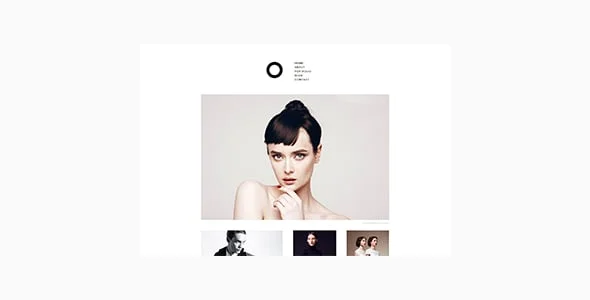 Enso - Minimal Photography and Portfolio WordPress Theme — homepage layout
