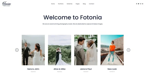 Fotonia - Portfolio Photography Theme for WordPress — service and pricing page