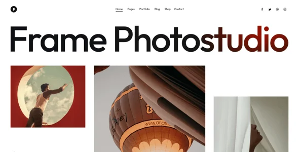 Frame - Photo & Video Production WordPress Theme + AI — interior page design