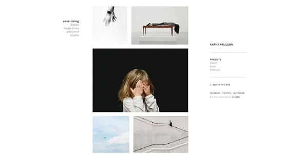 Kathy - Minimal Photography and Portfolio WordPress Theme — case study or portfolio page