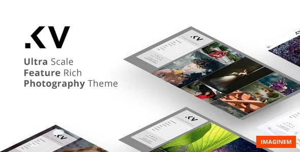 Kreativa | Photography Theme for WordPress — homepage layout