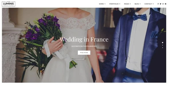 Luminis - Portfolio Photography WordPress Theme — service and pricing page