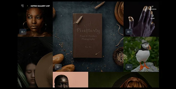 Marshmallow - Photographer WordPress Theme — case study or portfolio page
