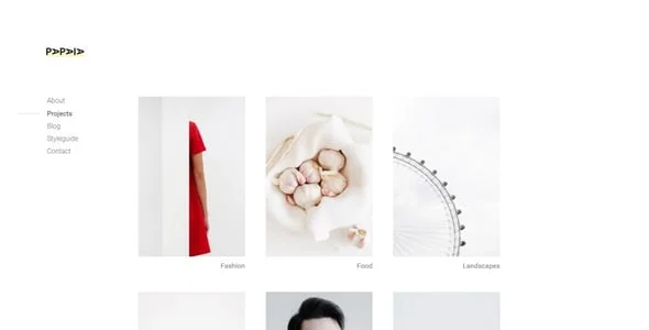 Papaia - Photography & Portfolio WordPress Theme — case study or portfolio page