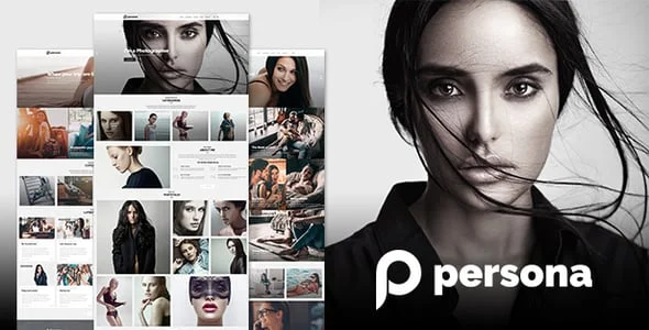 Persona - Photography WordPress Theme — homepage layout
