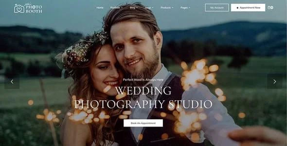Photobooth - Photography Portfolio WordPress Theme — case study or portfolio page
