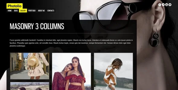 Photolio - Photography Theme for WordPress — case study or portfolio page