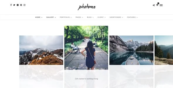 PhotoMe | Photography Portfolio WordPress — case study or portfolio page
