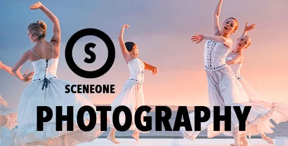 SceneOne | Photography Theme for WordPress — homepage layout