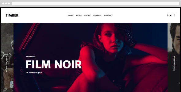 TIMBER – An Unusual Photography WordPress Theme — service and pricing page