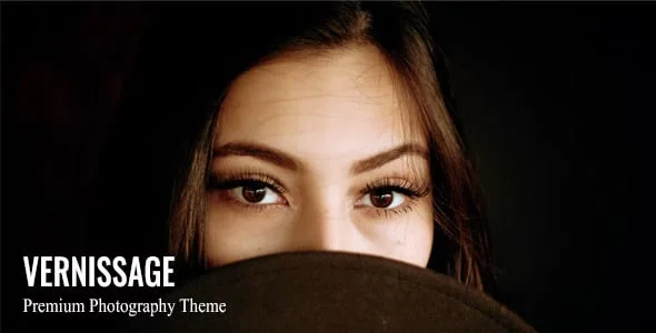 Vernissage - Photography WordPress Theme — homepage layout