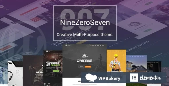 907 - Responsive Multi-Purpose WordPress Theme — homepage layout