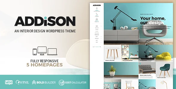 Addison - Architecture & Interior Design WordPress Theme — content section layout