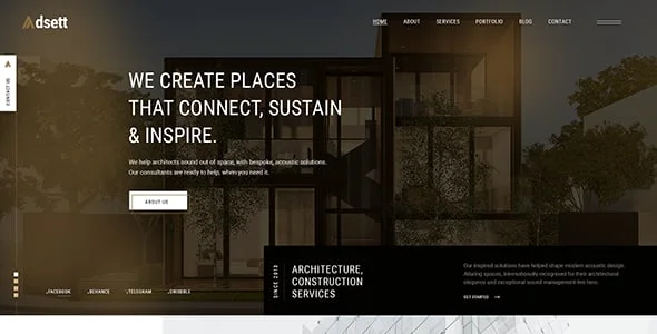 Adsett - Architecture WordPress Theme — service and pricing page