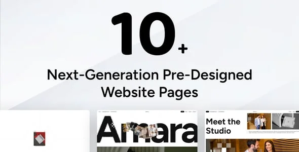 Amara - NextGen Creative Portfolio WordPress Theme — service and pricing page