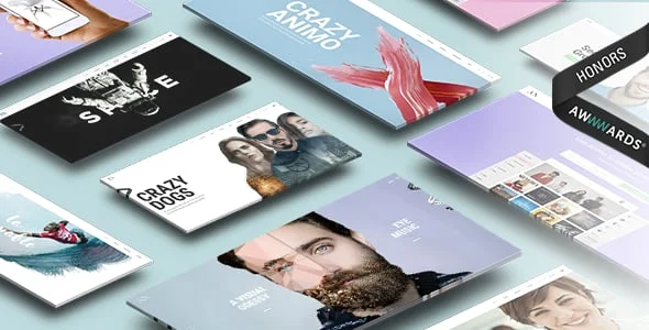 Animo – Creative & Clean Multi-Purpose WordPress Theme — homepage layout