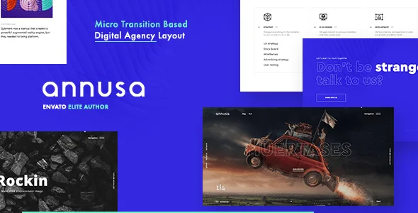 Annusa | Modern Digital Bakery WordPress Theme — homepage layout