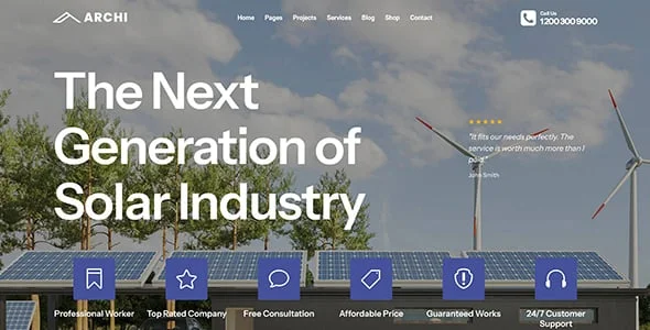 Archi - Interior Design & Multipurpose Elementor WordPress Theme — service and pricing page