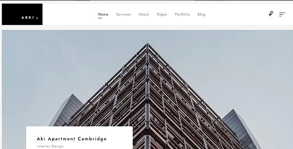 Arki - Architecture WordPress — interior page design