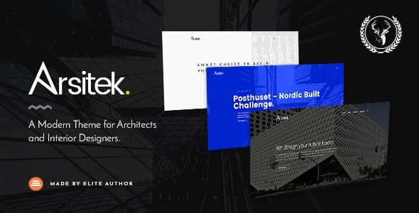 Arsitek | A Modern Theme for Architects and Interior Designers — homepage layout
