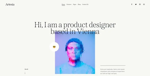 Artesia - Freelancer, Consultant & Outsource WordPress Theme — interior page design