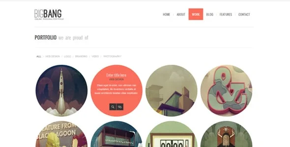 Bigbang - Responsive WordPress Theme — interior page design