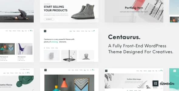 Centaurus - Creative Multi-Purpose WordPress Theme — homepage layout