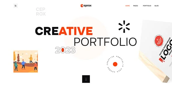 Ceprox - Creative Portfolio WordPress Theme — case study or portfolio page