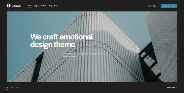 Convex - Architecture & Interior Design WordPress Theme — service and pricing page