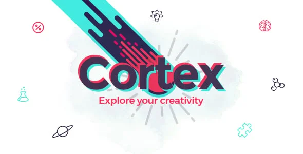 Cortex - Agency WordPress Theme — homepage layout