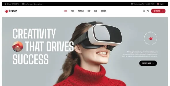 Cranez – Creative Portfolio & Digital Agency WordPress Theme — service and pricing page