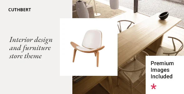 Cuthbert - Interior Design and Furniture WordPress Theme — homepage layout