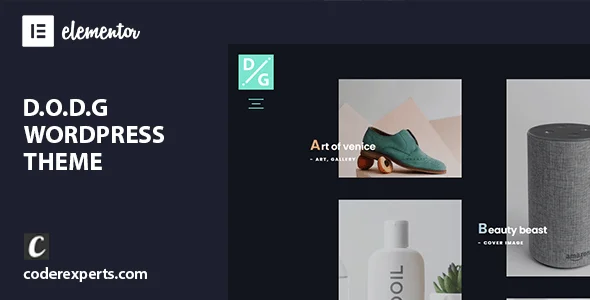 D.O.D.G - Creative Multi-Purpose WordPress Theme — homepage layout