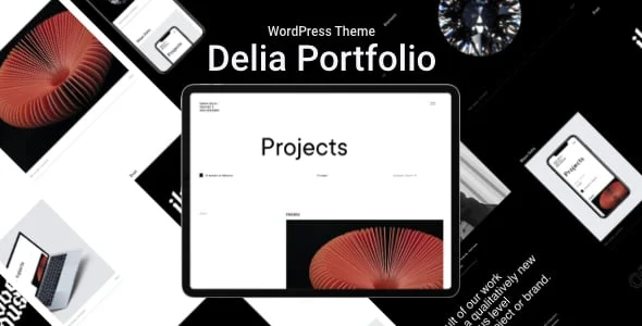Delia | WordPress Theme For Freelancer — homepage layout