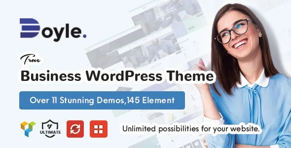 Doyle - Creative Multipurpose WordPress Theme — homepage layout