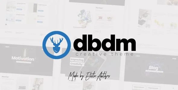 Dubidam - Creative Multi Concept & One Page Portfolio Theme — homepage layout