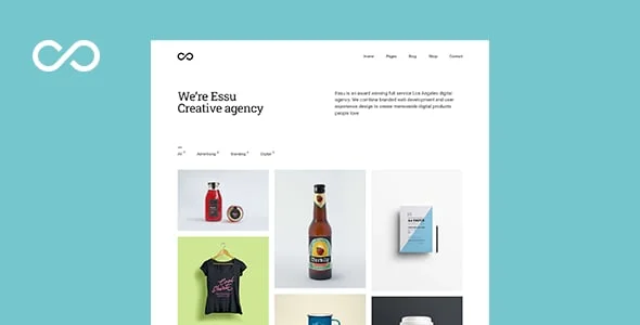 Essu - Simple Portfolio WordPress Theme for Freelancer, Web Designer & Agency — case study or portfolio page