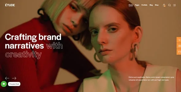 Etude - Design Agency & Branding Studio WordPress Theme — service and pricing page