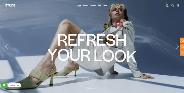 Etude - Design Agency & Branding Studio WordPress Theme — interior page design